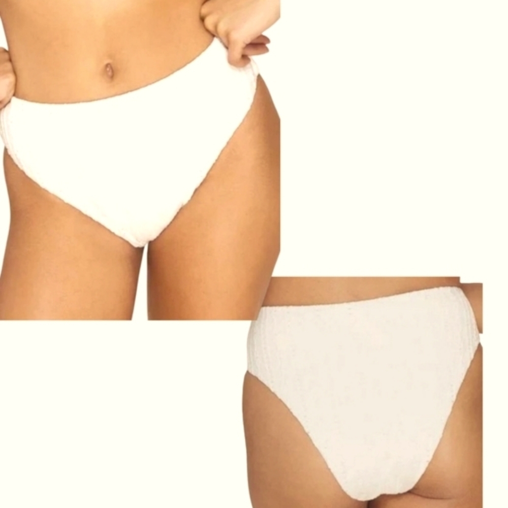 Andie White Bikini Bottom